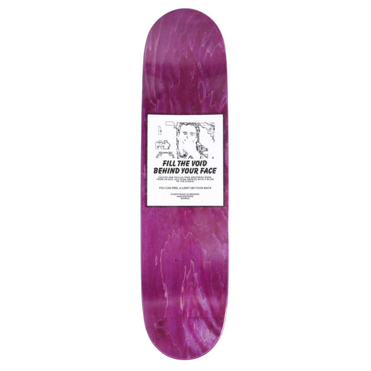 Garden Gunshot Deck - 8.25" Purple Ply