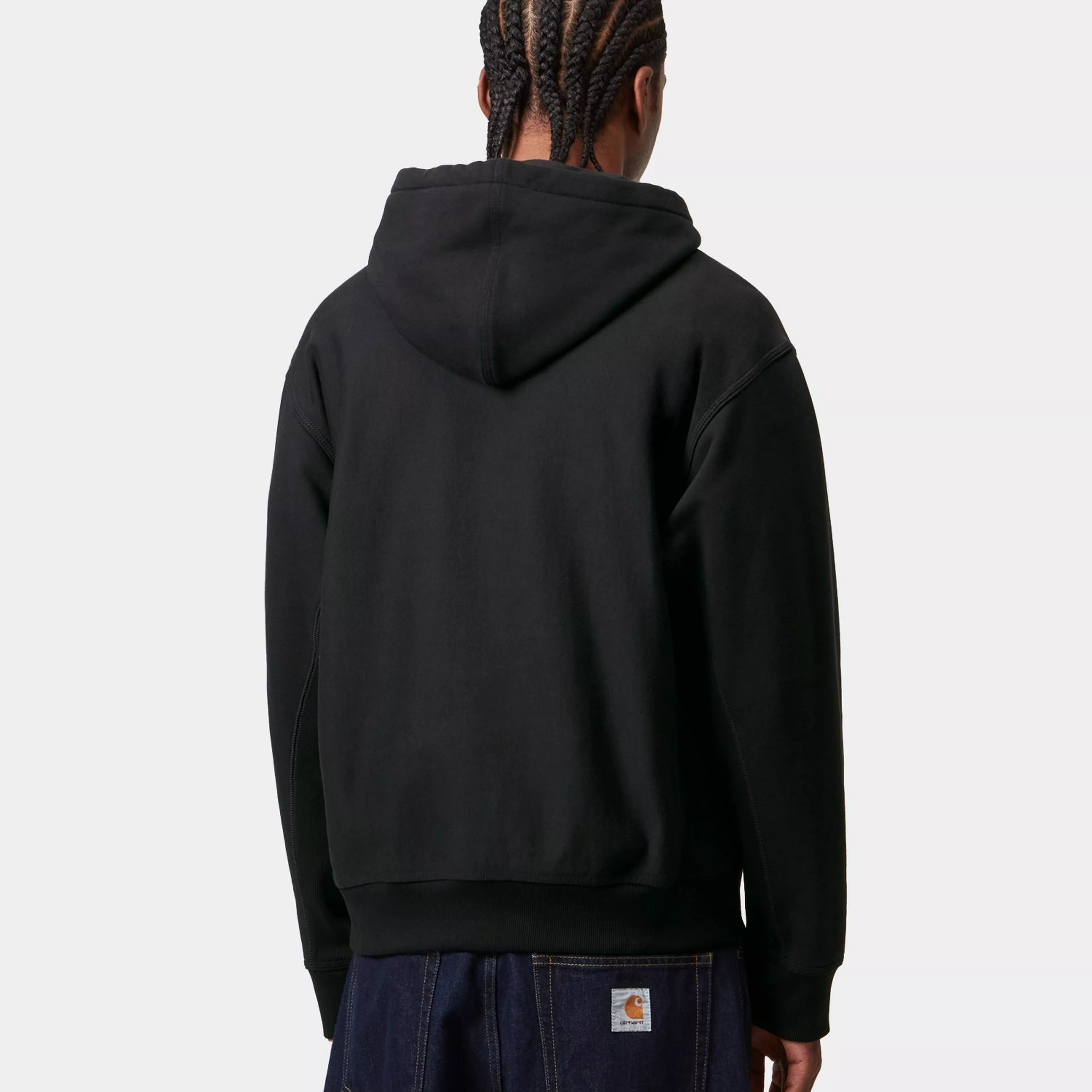 Carhartt WIP Hooded American Script Jacket - Black