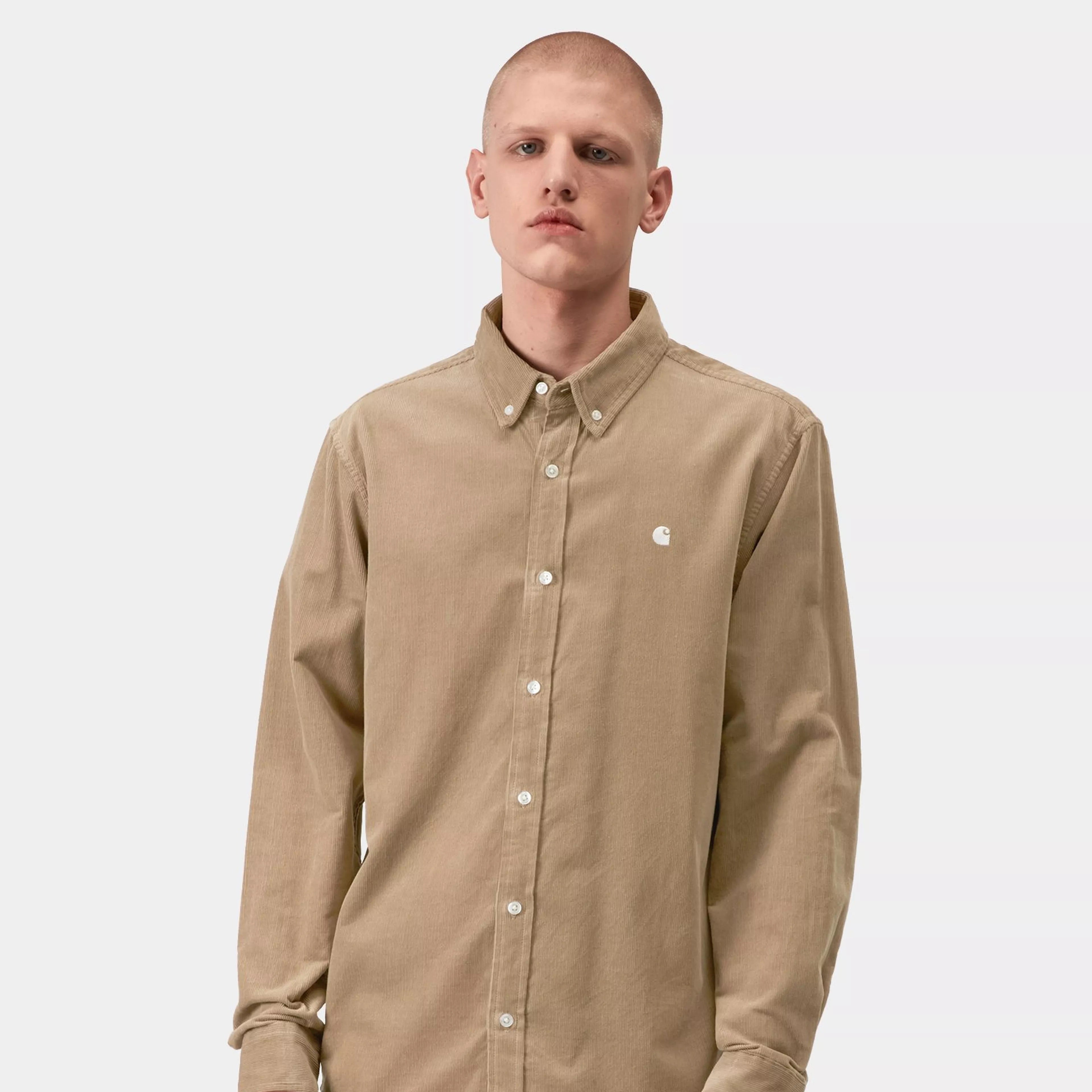 Carhartt WIP Madison Fine Cord Shirt - Iroko/Wax