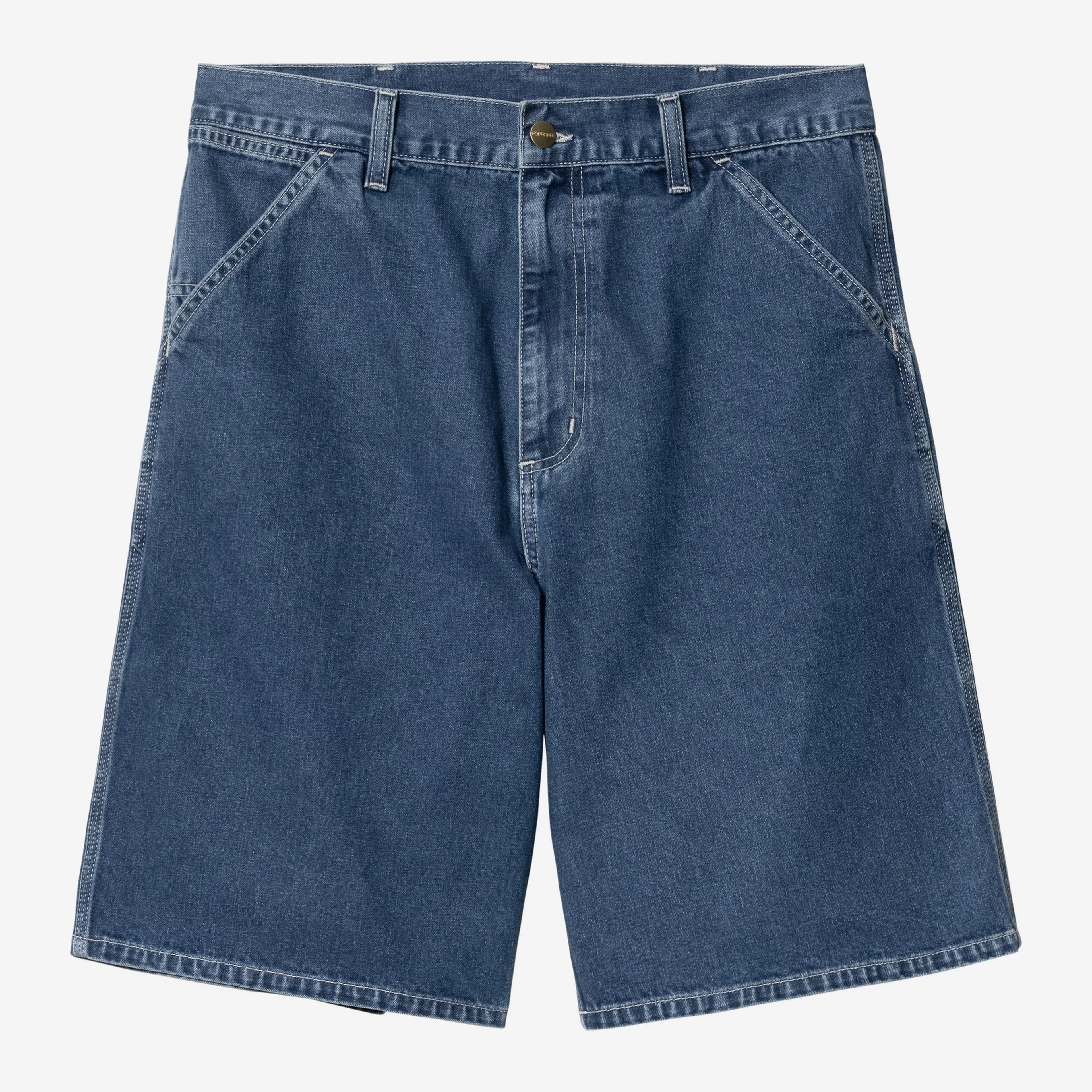Carhartt WIP Simple Shorts - Blue Stonewashed
