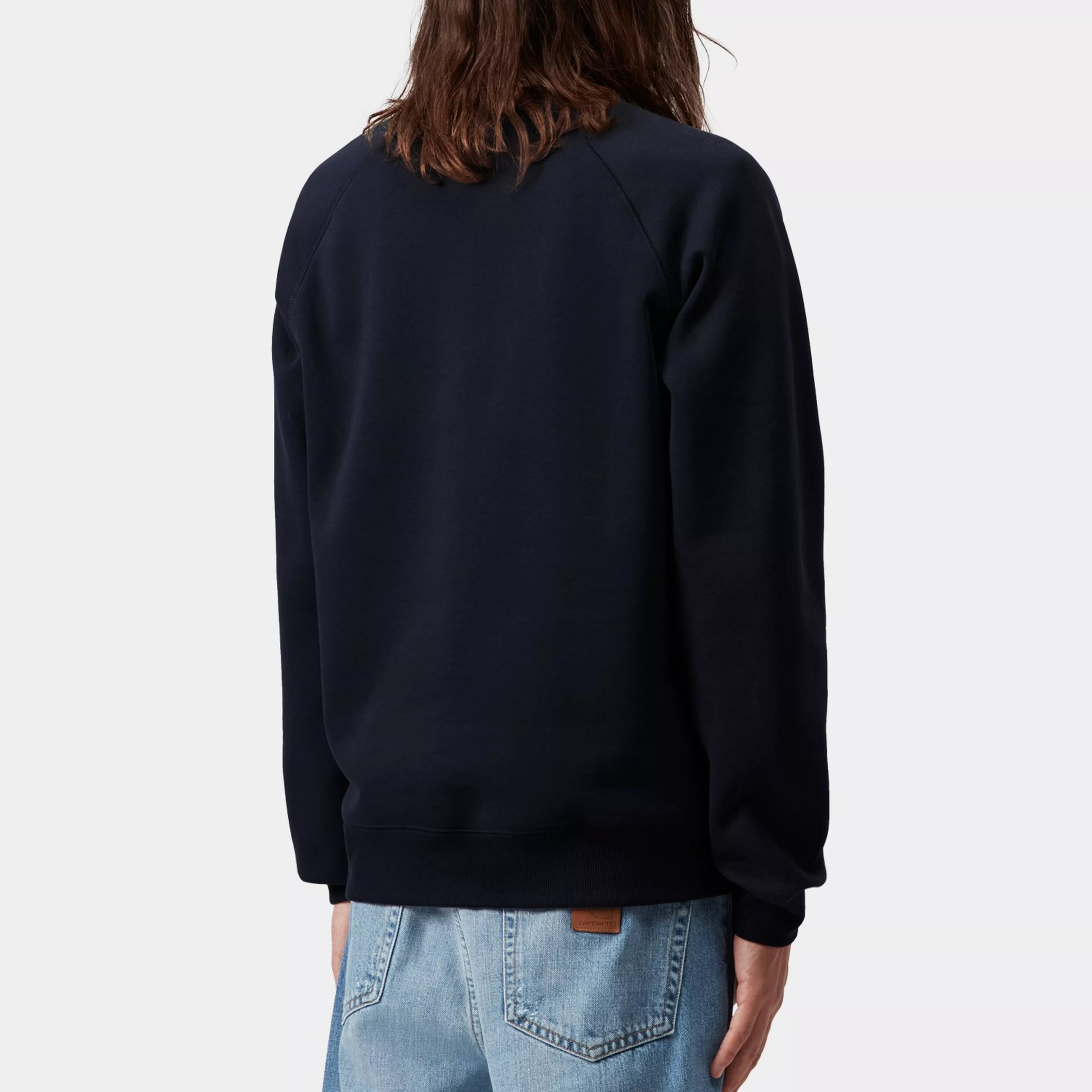 Carhartt WIP Chase Sweatshirt - Dark Navy/Gold