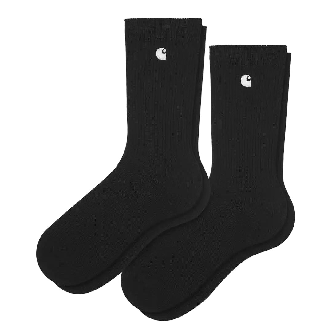 Carhartt WIP Madison Socks - 2 Pack Black/White