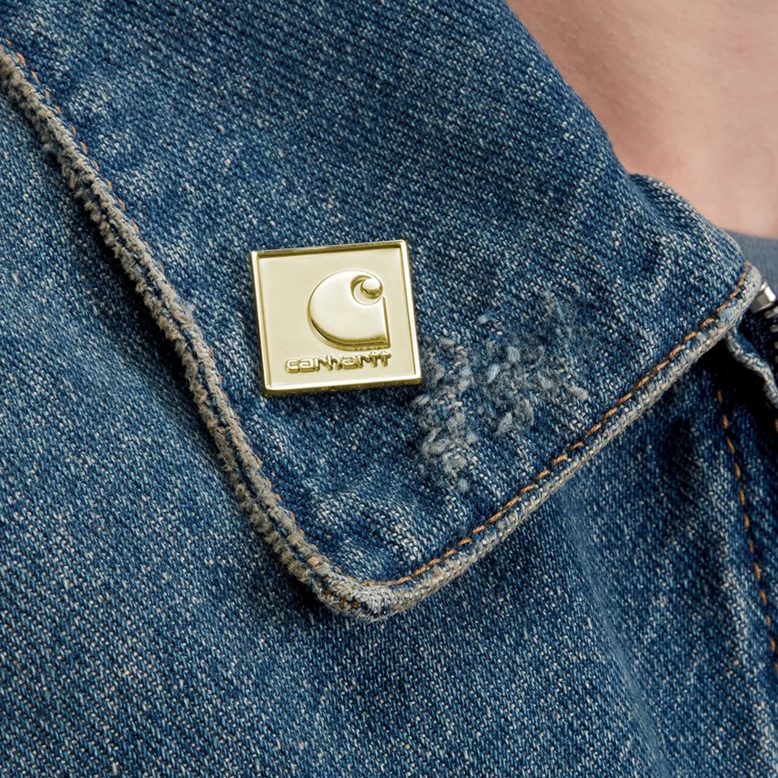 Carhartt WIP Square Label Pin - Gold