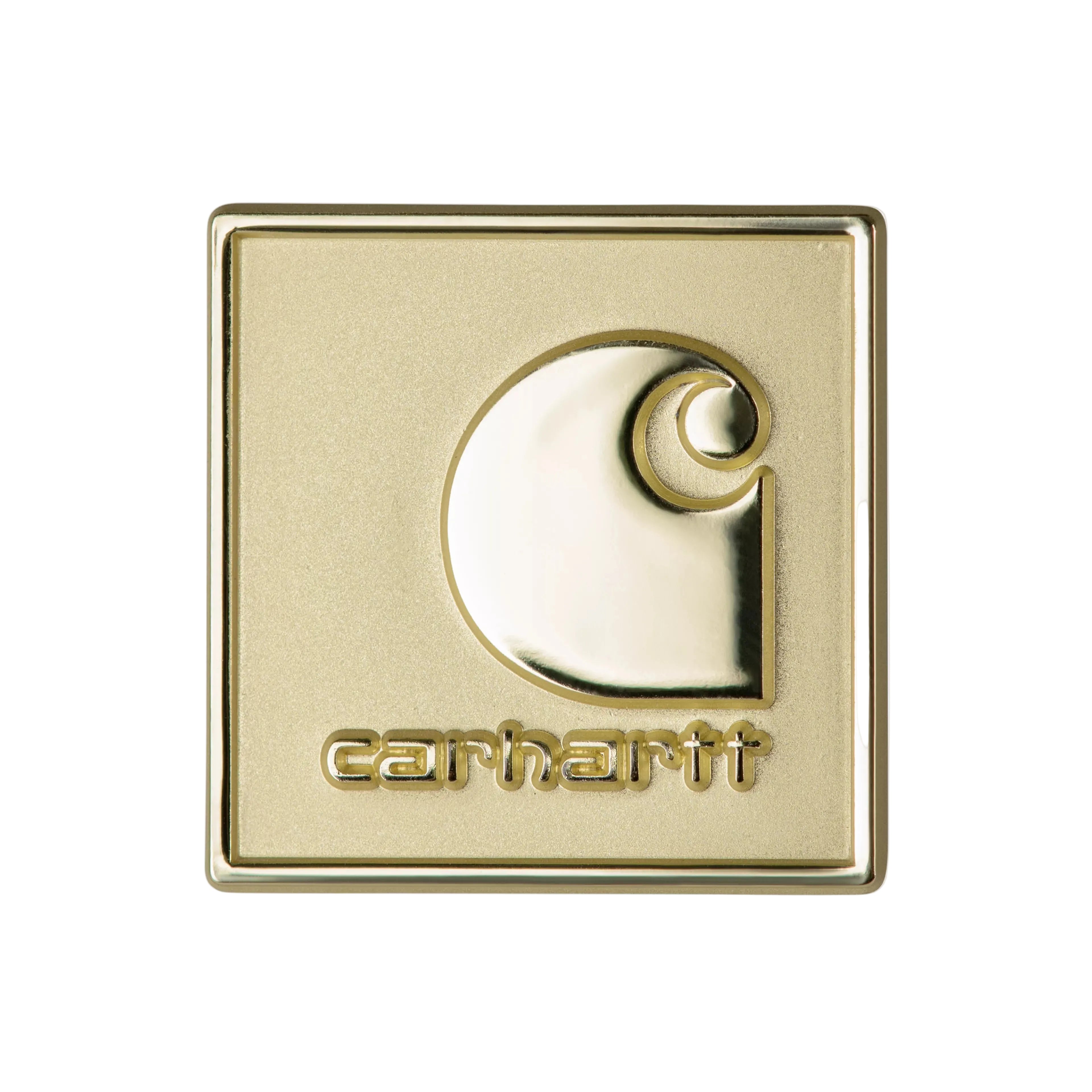 Carhartt WIP Square Label Pin - Gold