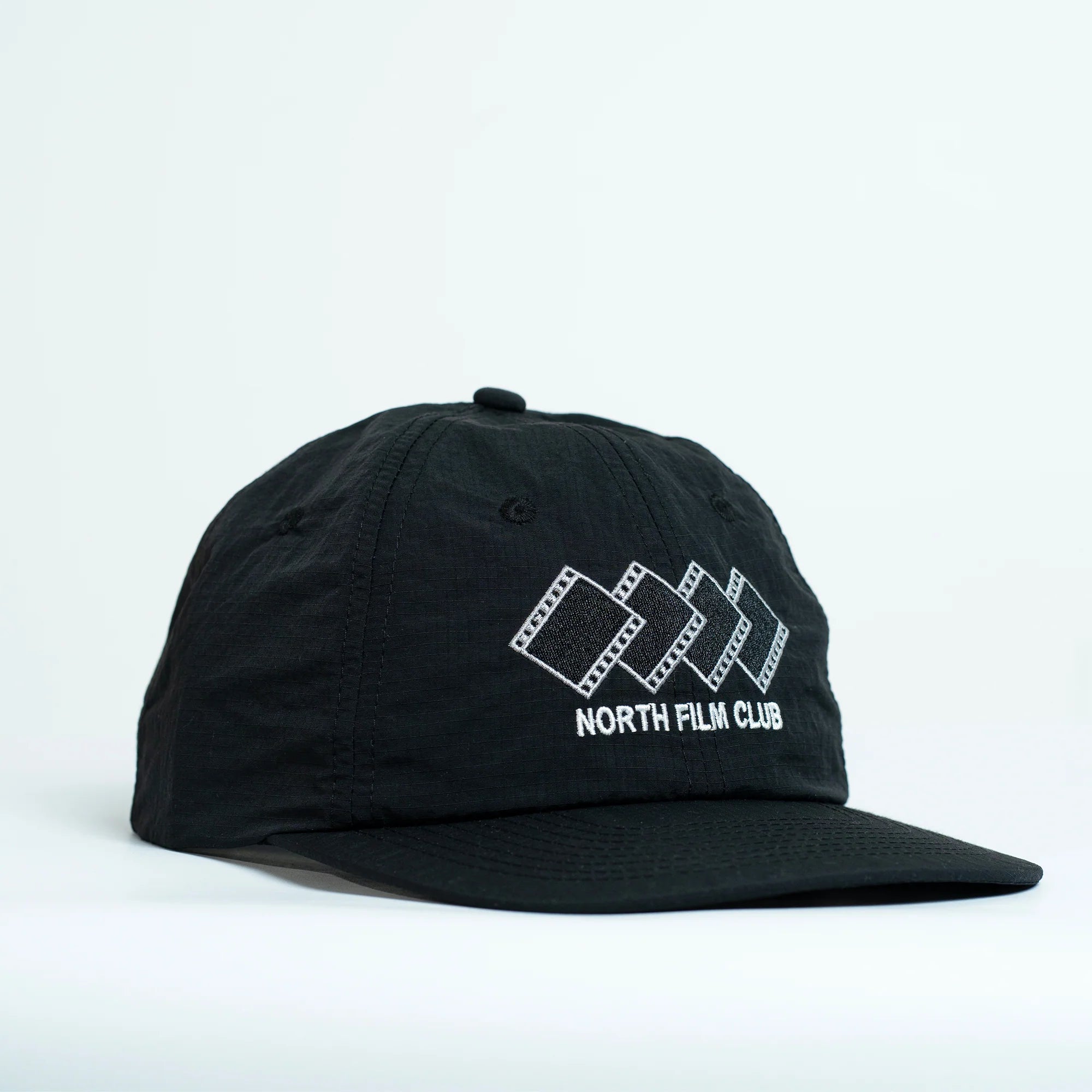 North Film Club Cap - Black Ripstop