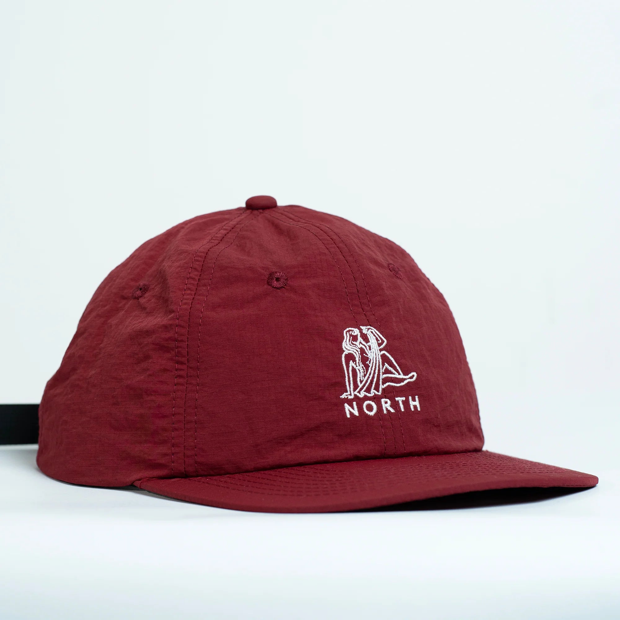 North Zodiac Cap - Burgundy Ripstop
