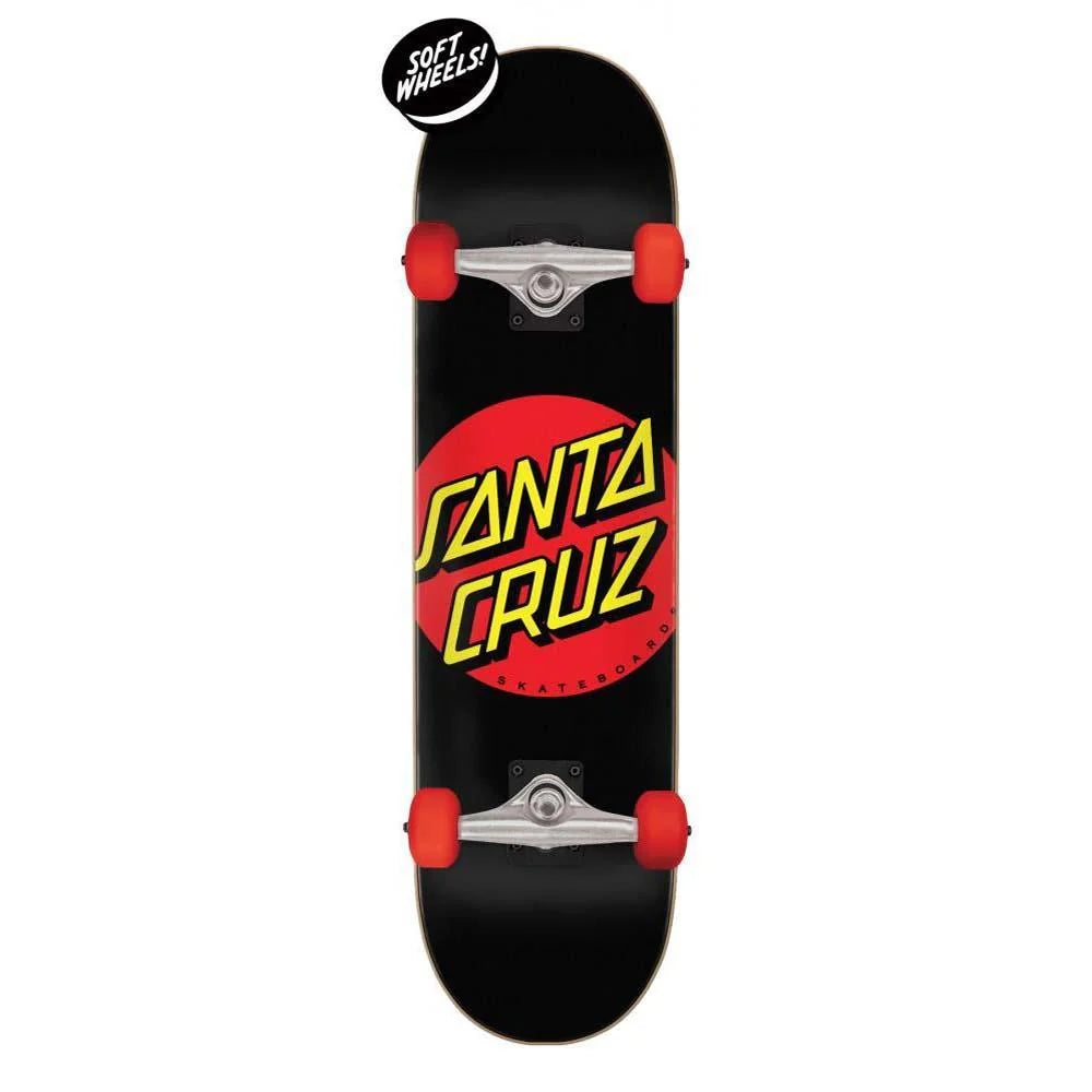 Santa Cruz Classic Dot Super Micro Complete Black - 7.25”