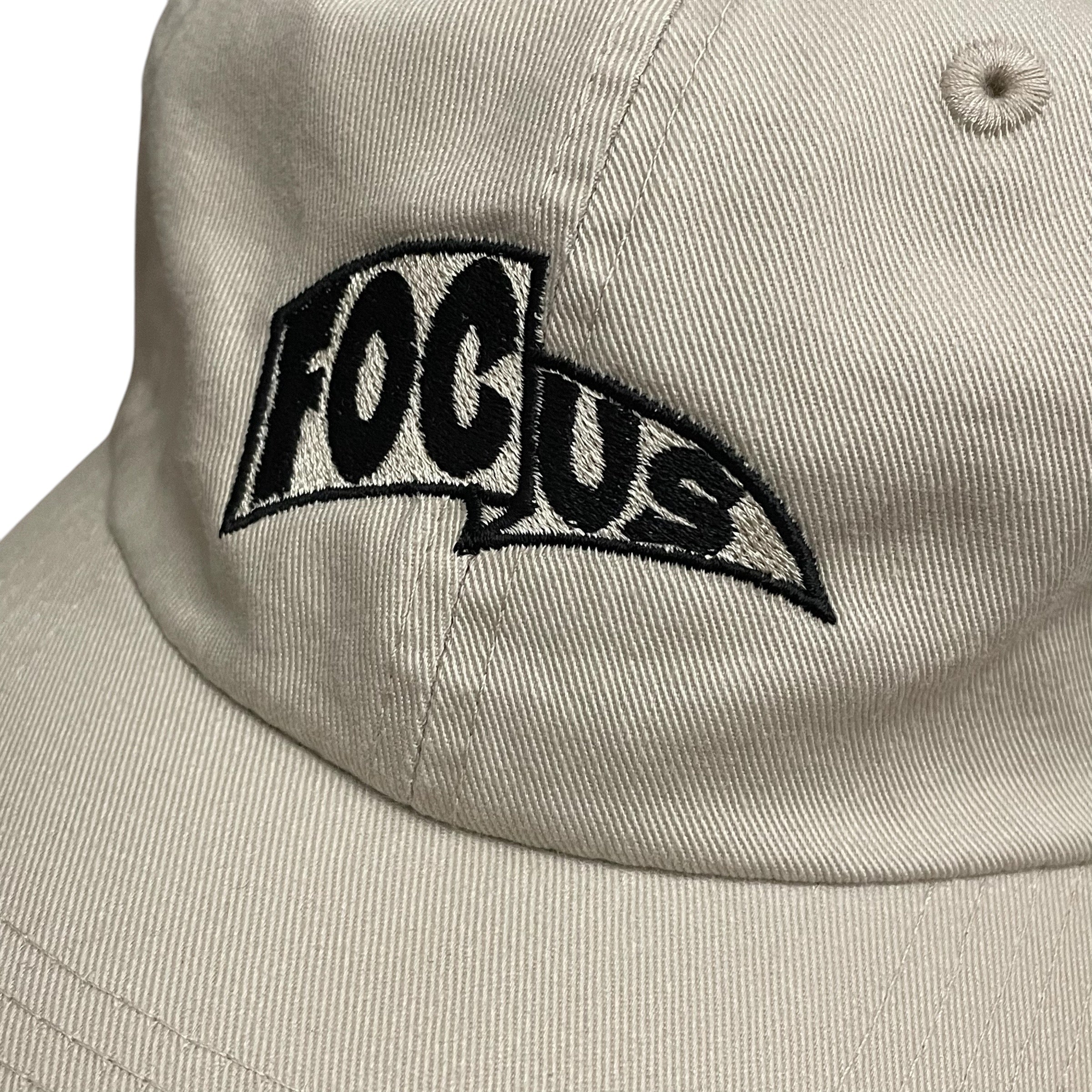 Focus Pendant Logo Dad Cap - Beige/Black