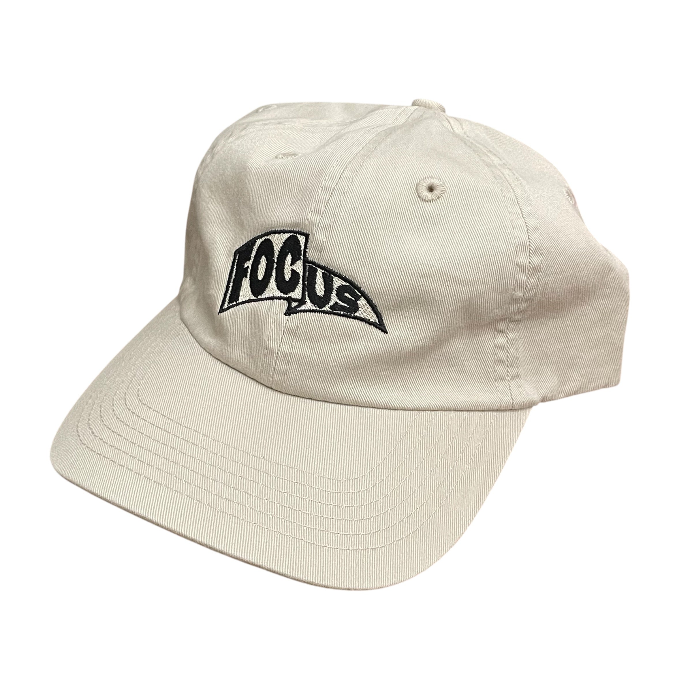 Focus Pendant Logo Dad Cap - Beige/Black