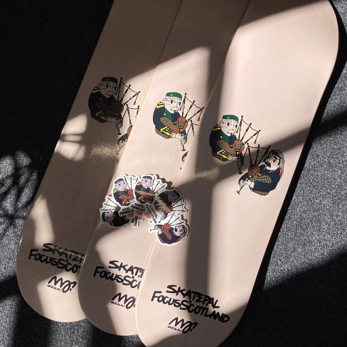 Focus x SkatePal 'Pipes' Deck - Various Sizes