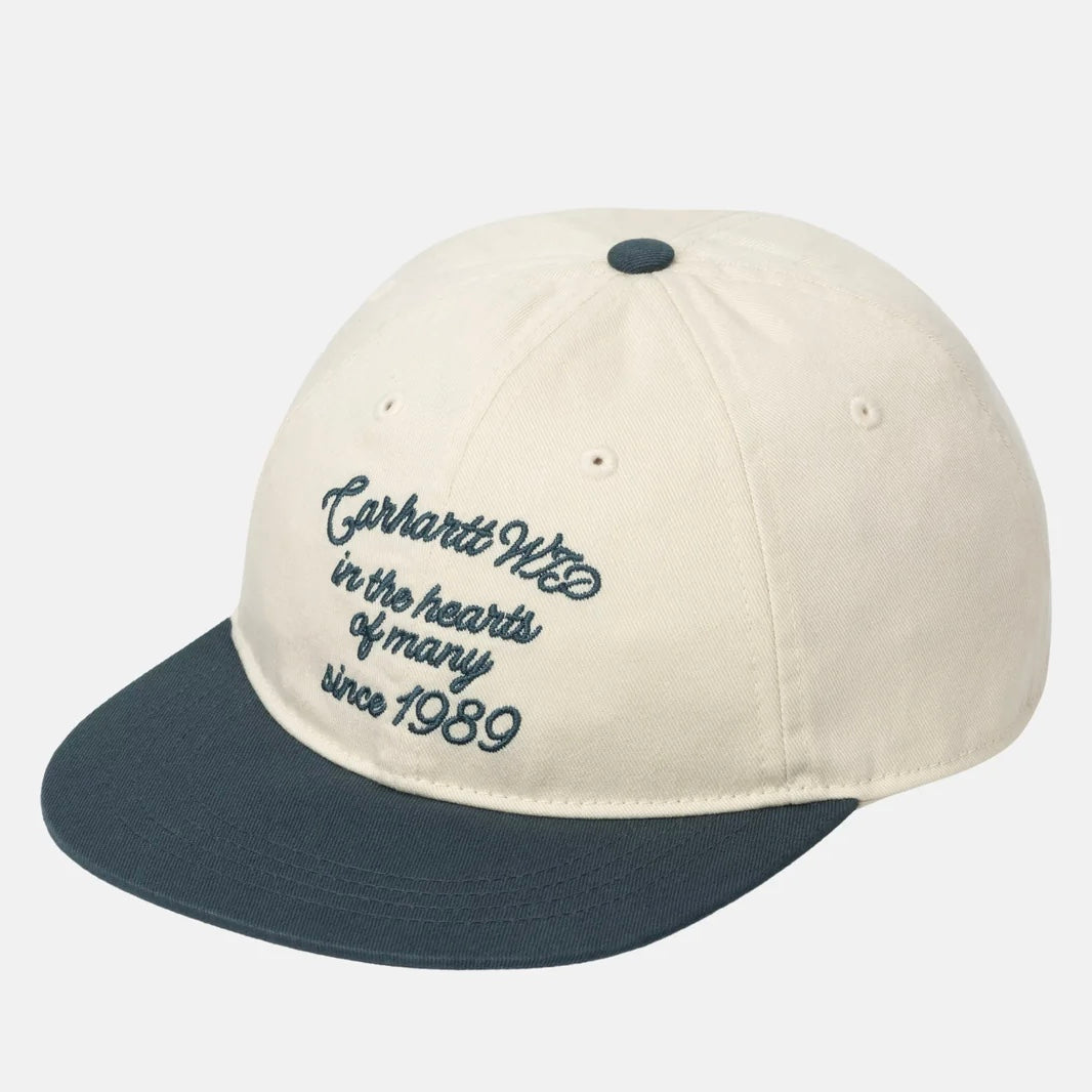 Carhartt WIP Alston Cap - Natural/Deep Lagoon