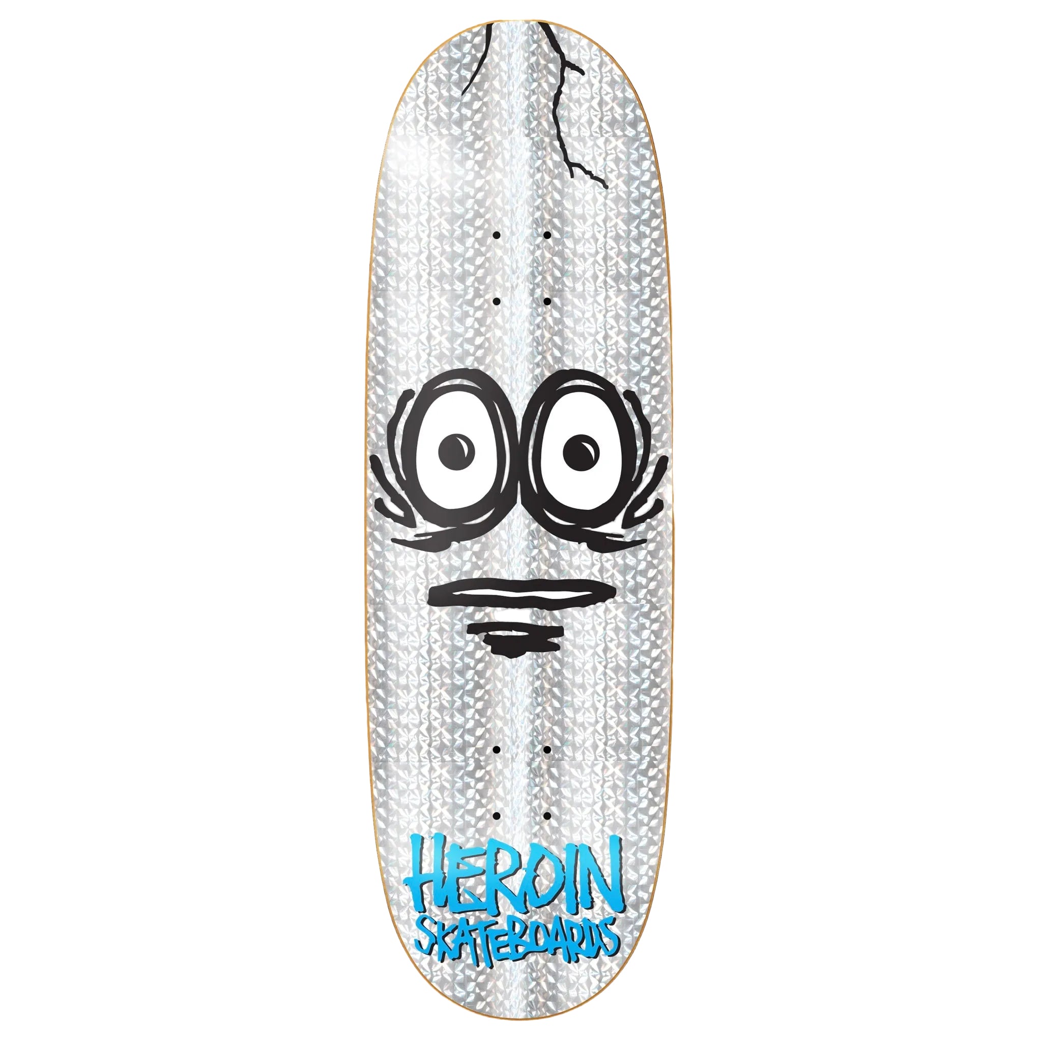 Heroin Skateboards Very Big Holo Egg Deck - 10”