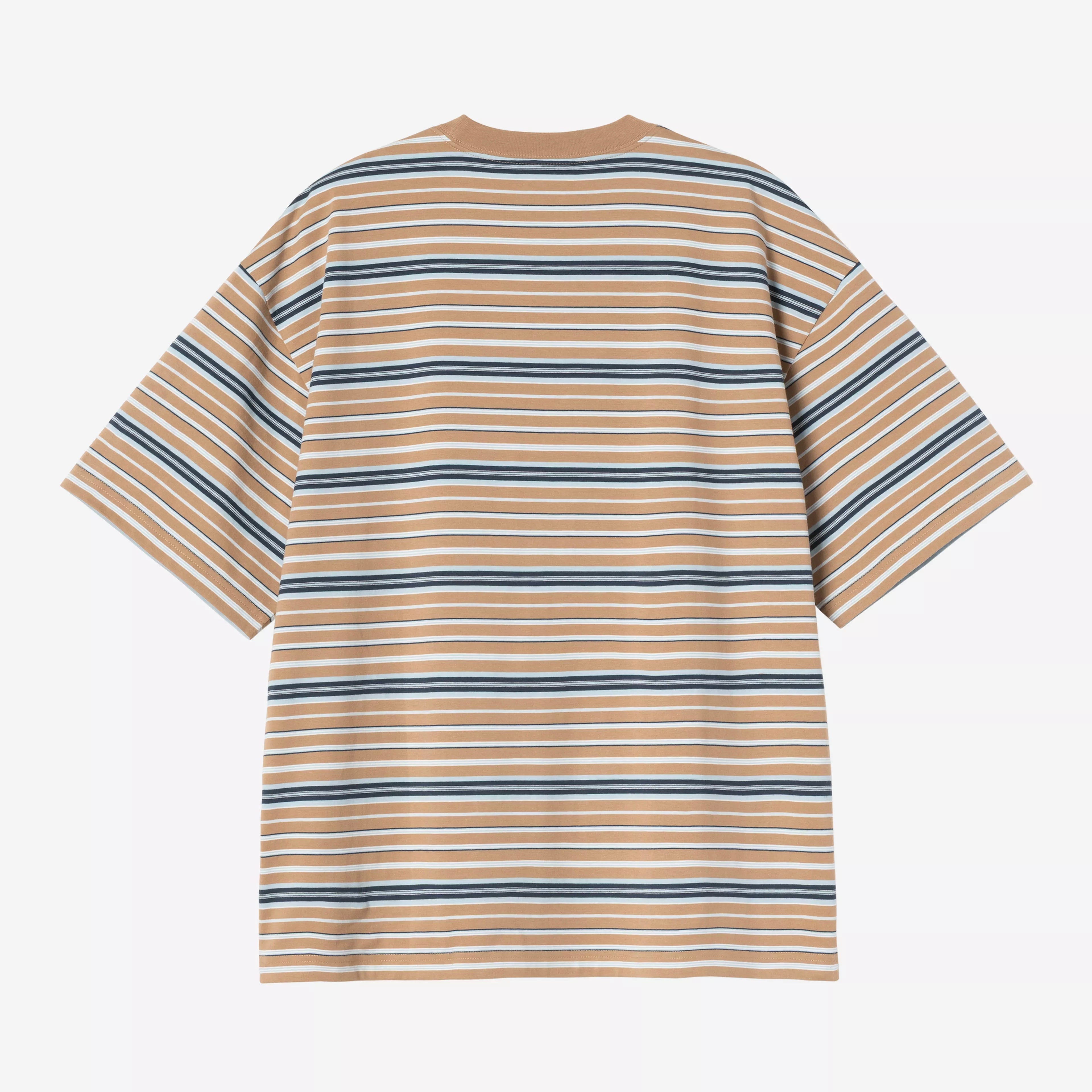 Carhartt WIP S/S Zane T-shirt - Zane Stripe/Peanut