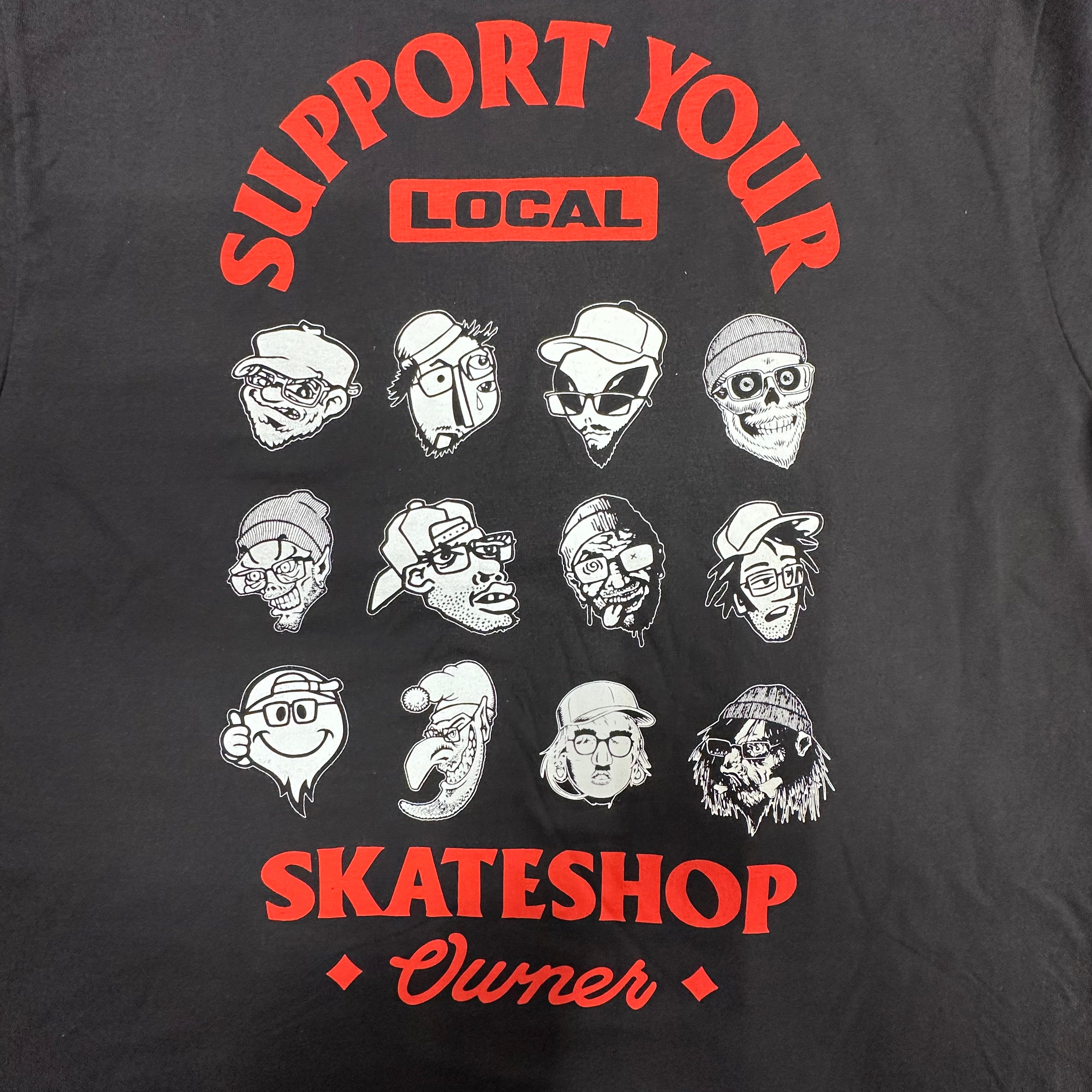 Support Your Local Skate Shop Owner SSD25 T-shirt - Black