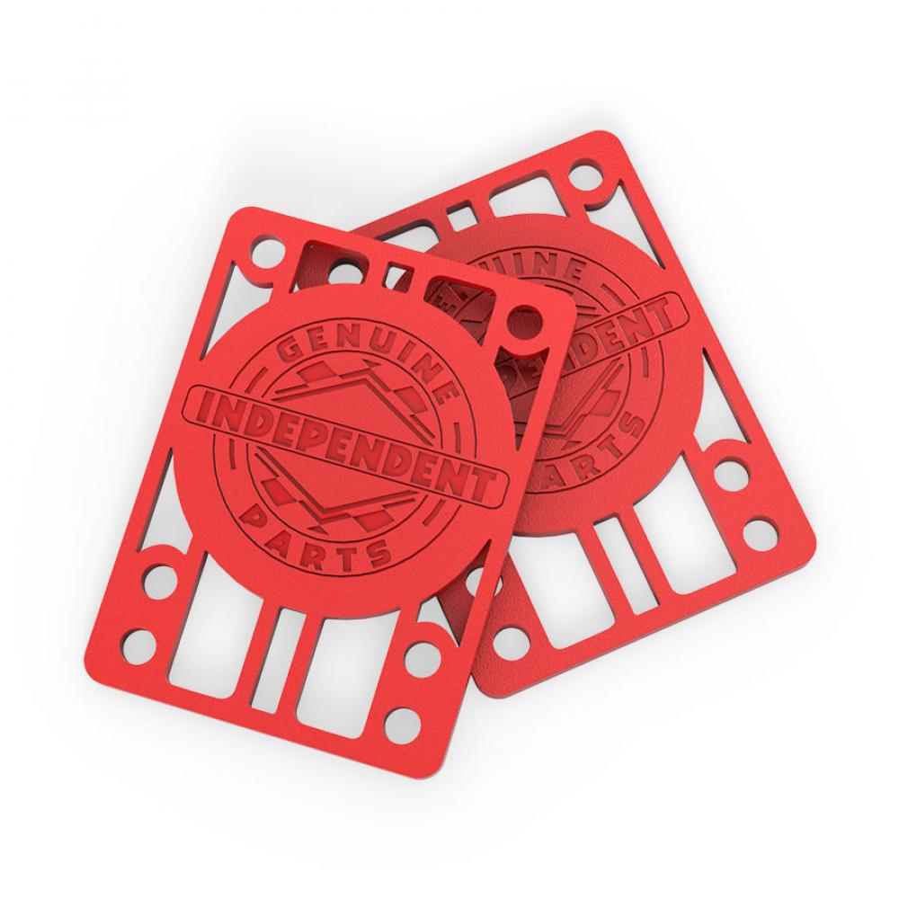 Indy Riser Pads 1/8" - Red