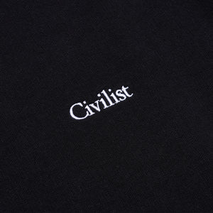 Civilist Mini Logo Crewneck Sweatshirt - Black