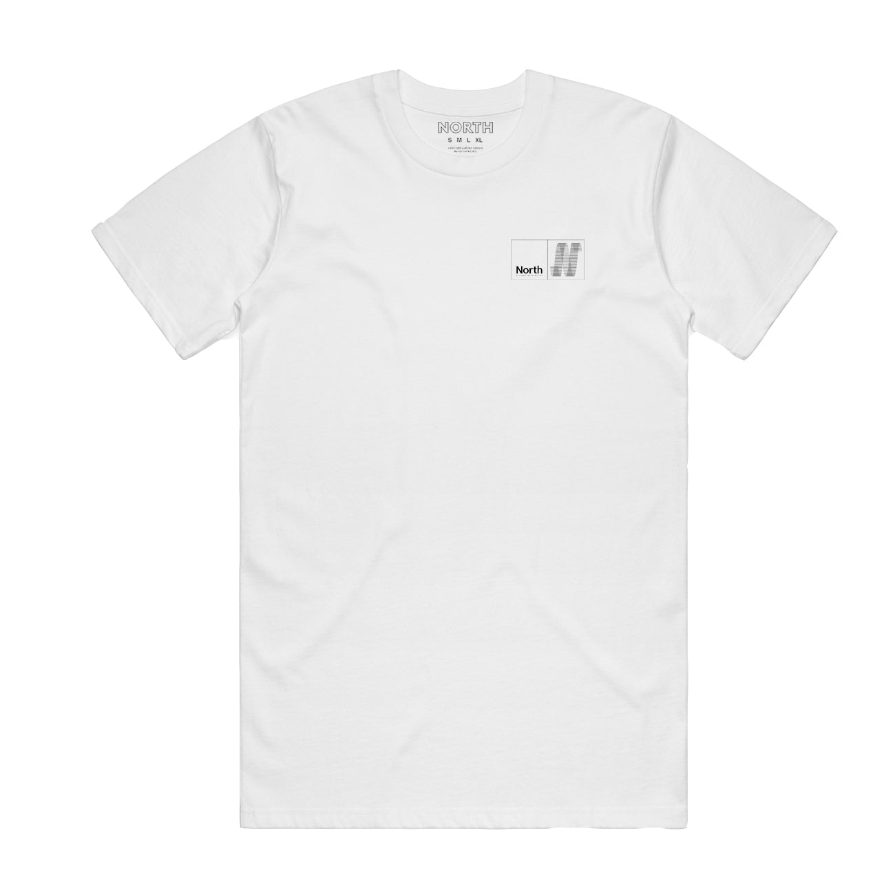 North N Logo T-shirt - White/Black