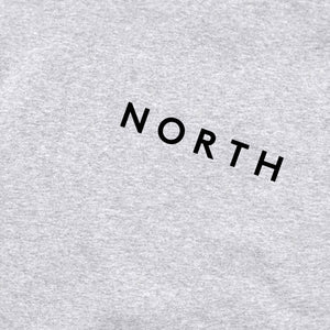 North Film Star Hooded Sweatshirt - Grey/Black