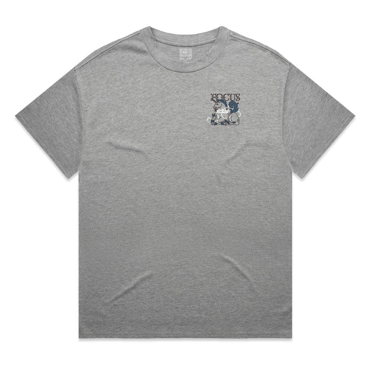 Focus 25th Anniversary Unicorn T-shirt - Graphite Heather