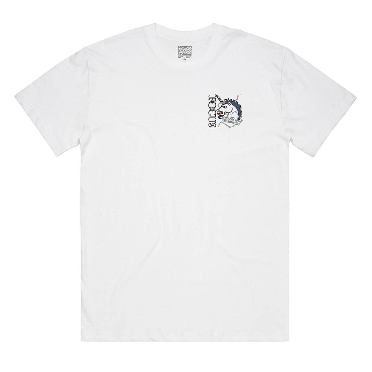 Focus 25th Anniversary Unicorn T-shirt - White