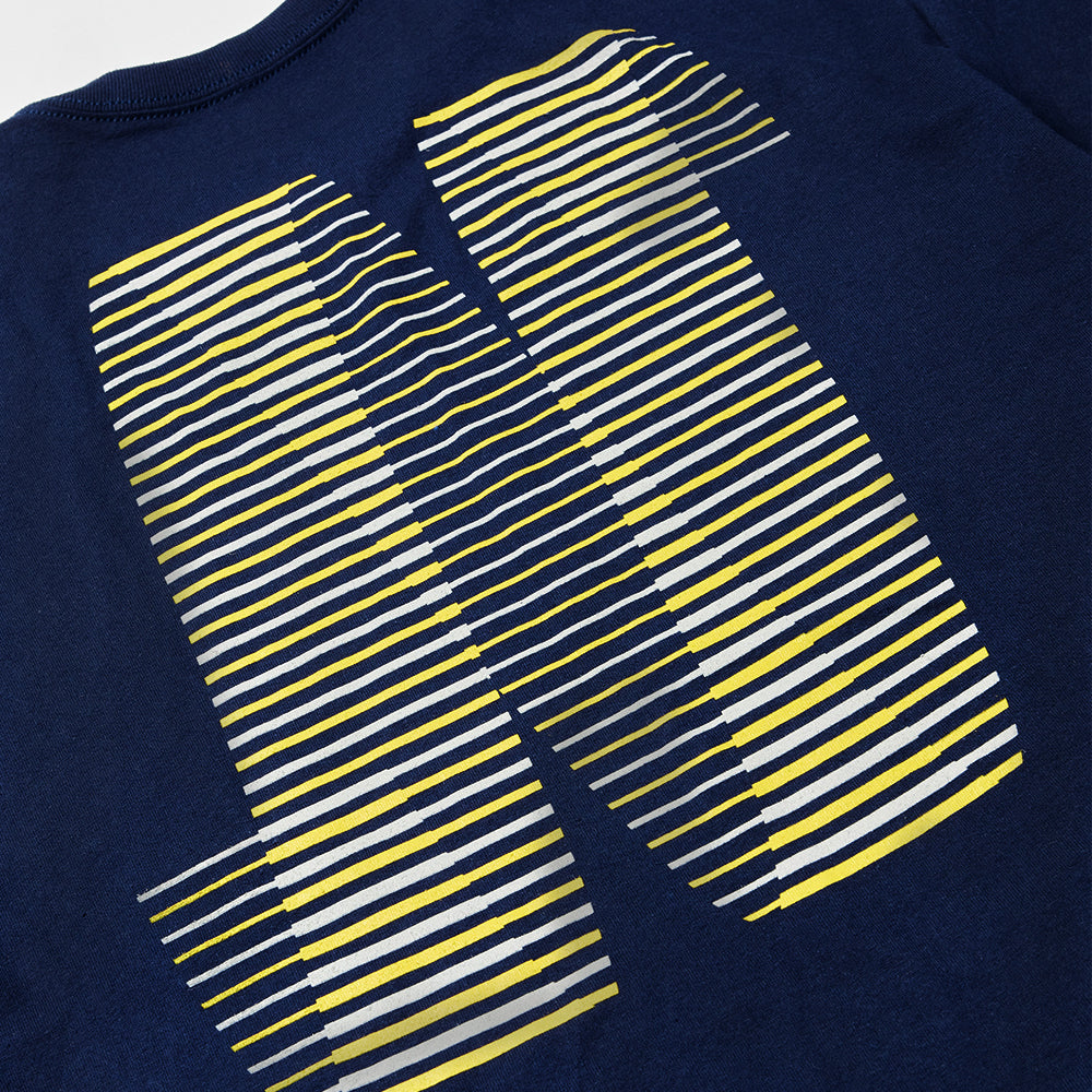 North N Logo T-shirt - Navy/Amber/Smoke