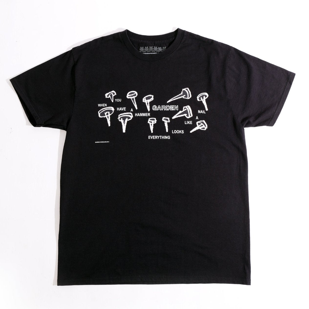 Garden Nails T-shirt - Black