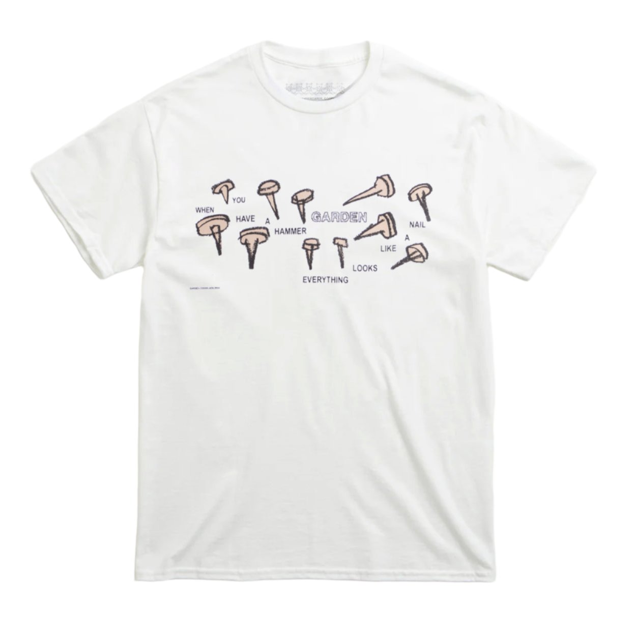 Garden Nails T-shirt - White