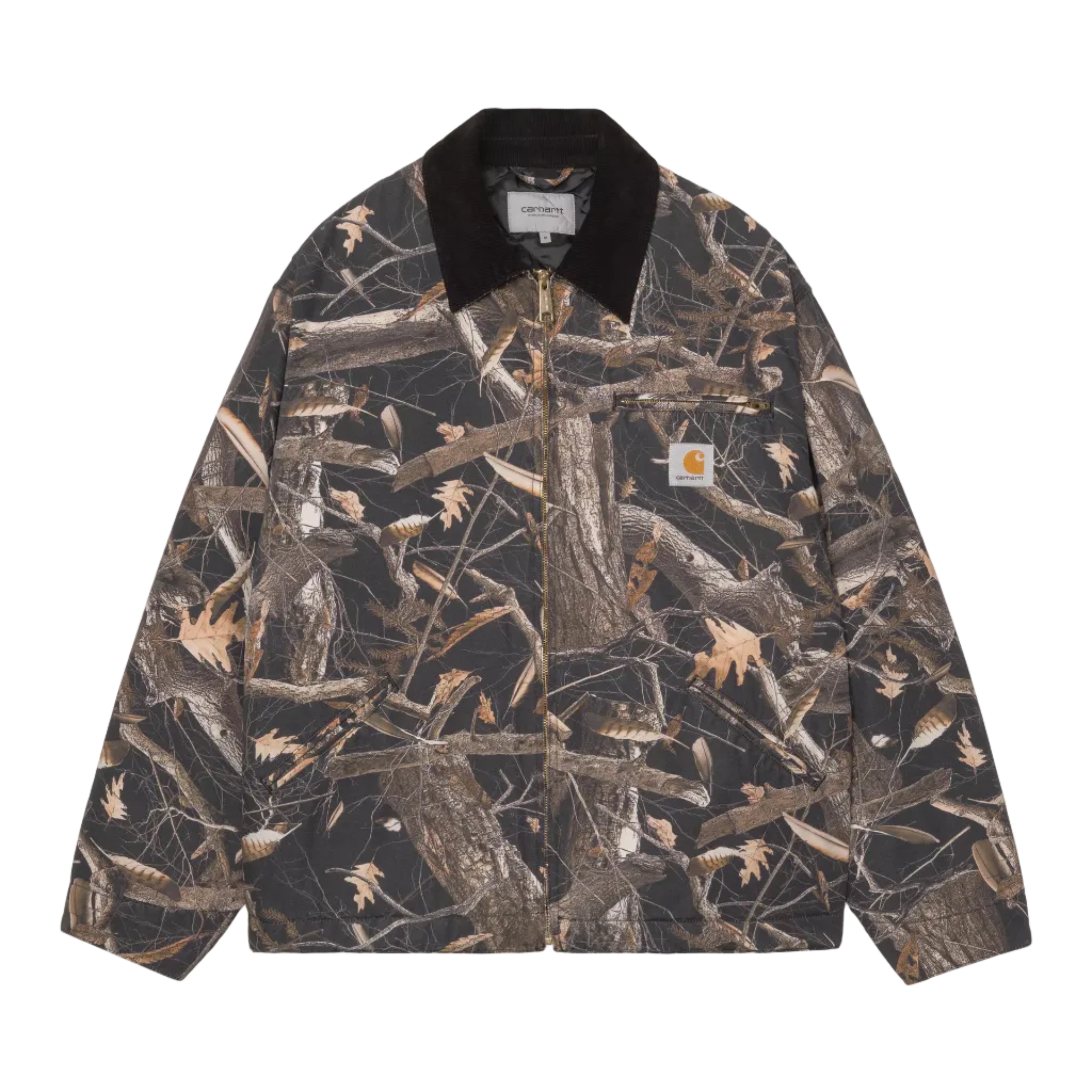 Carhartt WIP OG Detroit Jacket - Camo Feather Tree/Black
