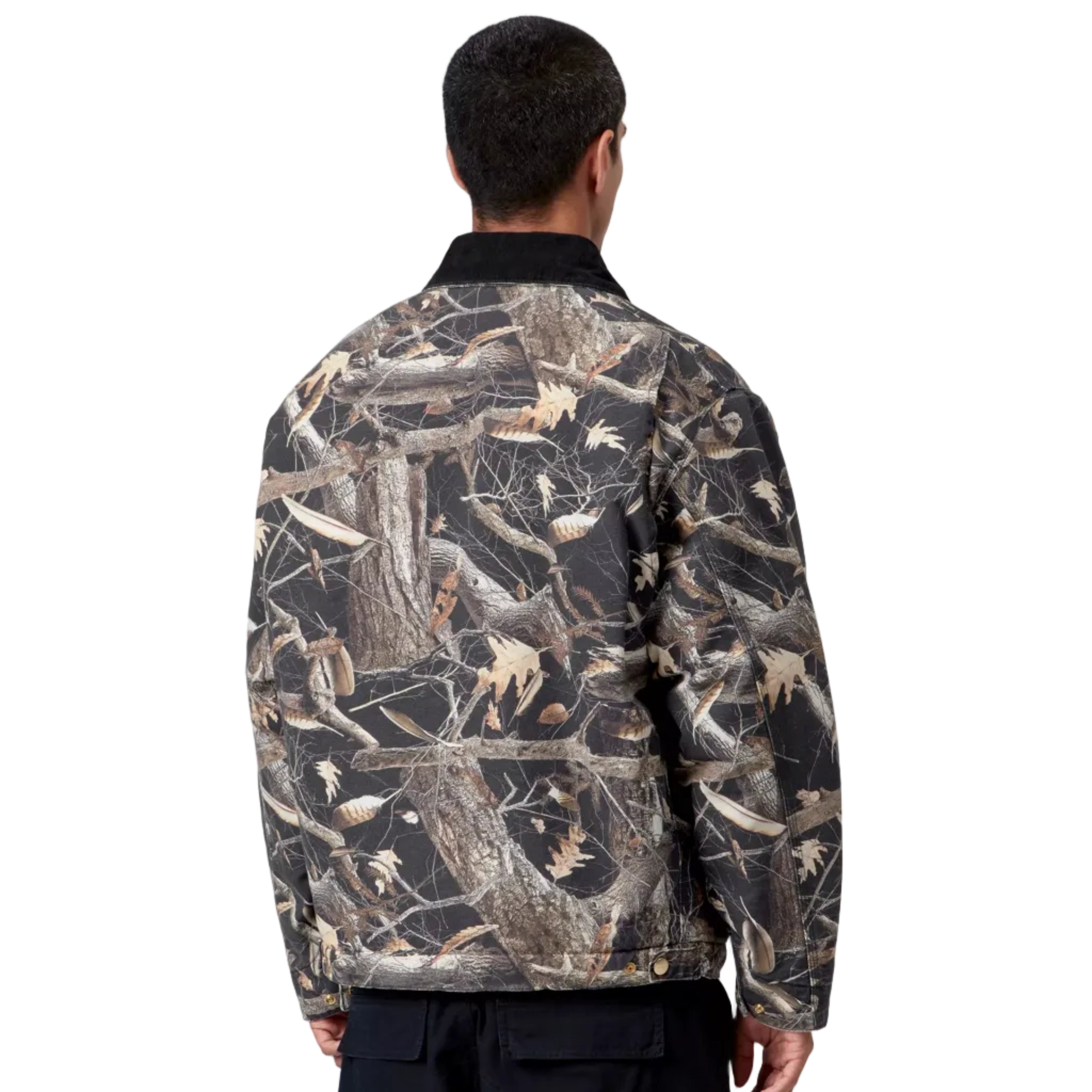 Carhartt WIP OG Detroit Jacket - Camo Feather Tree/Black