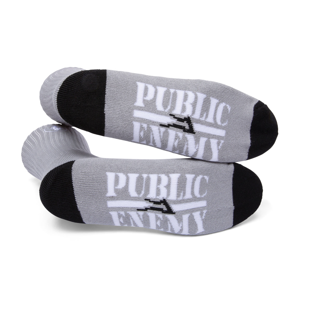 Lakai x Public Enemy Sniper Logo Socks - Grey