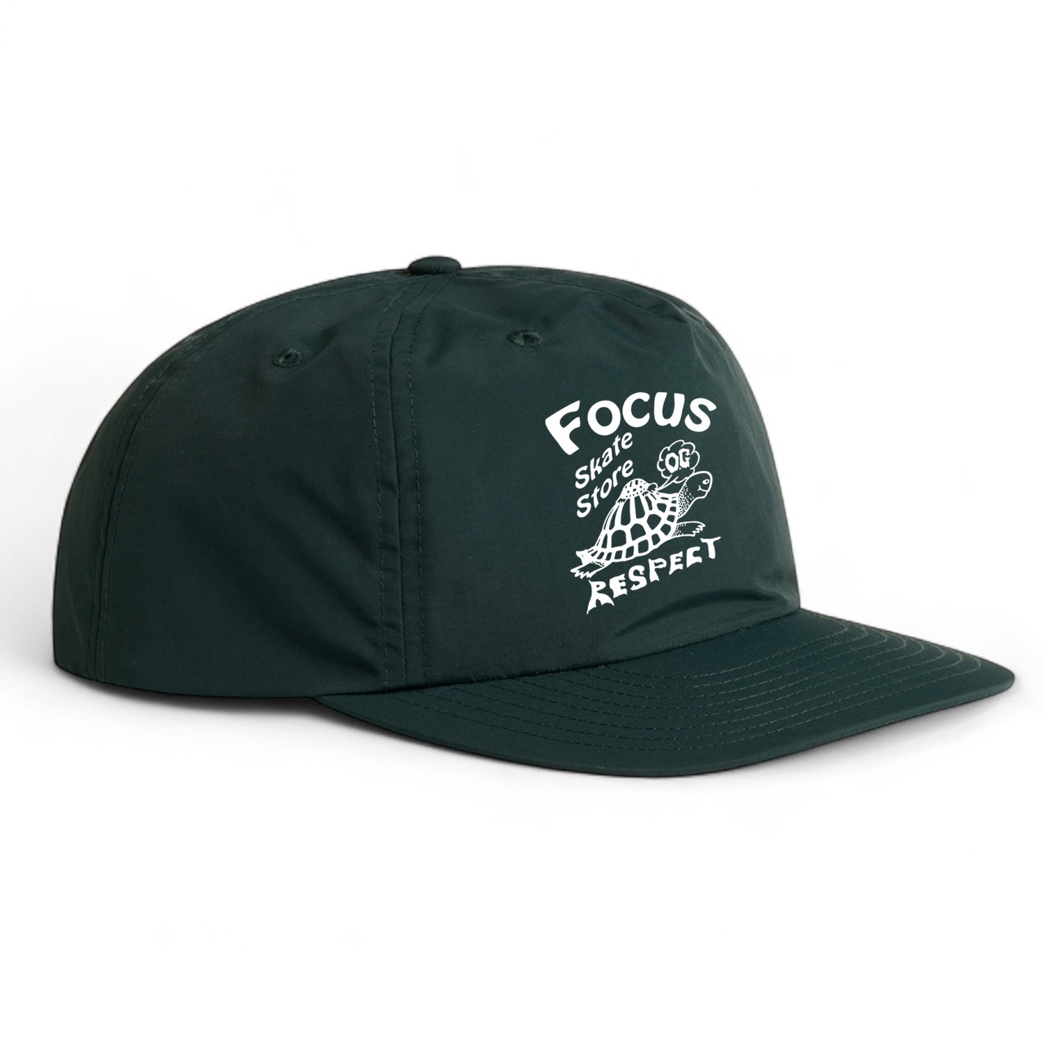 Focus OG Respect Nylon Surf Cap - Pine Green