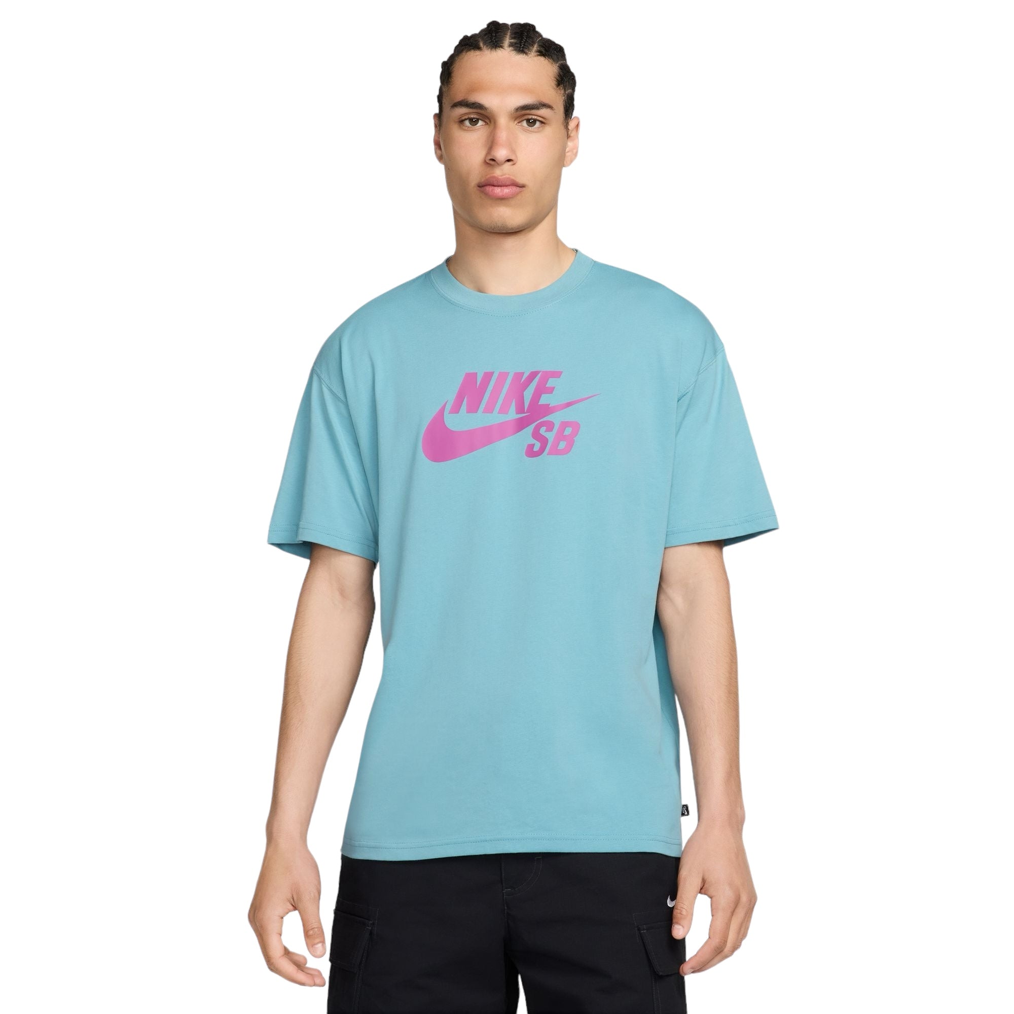 Nike SB Icon Logo T-shirt - Denim Turquoise