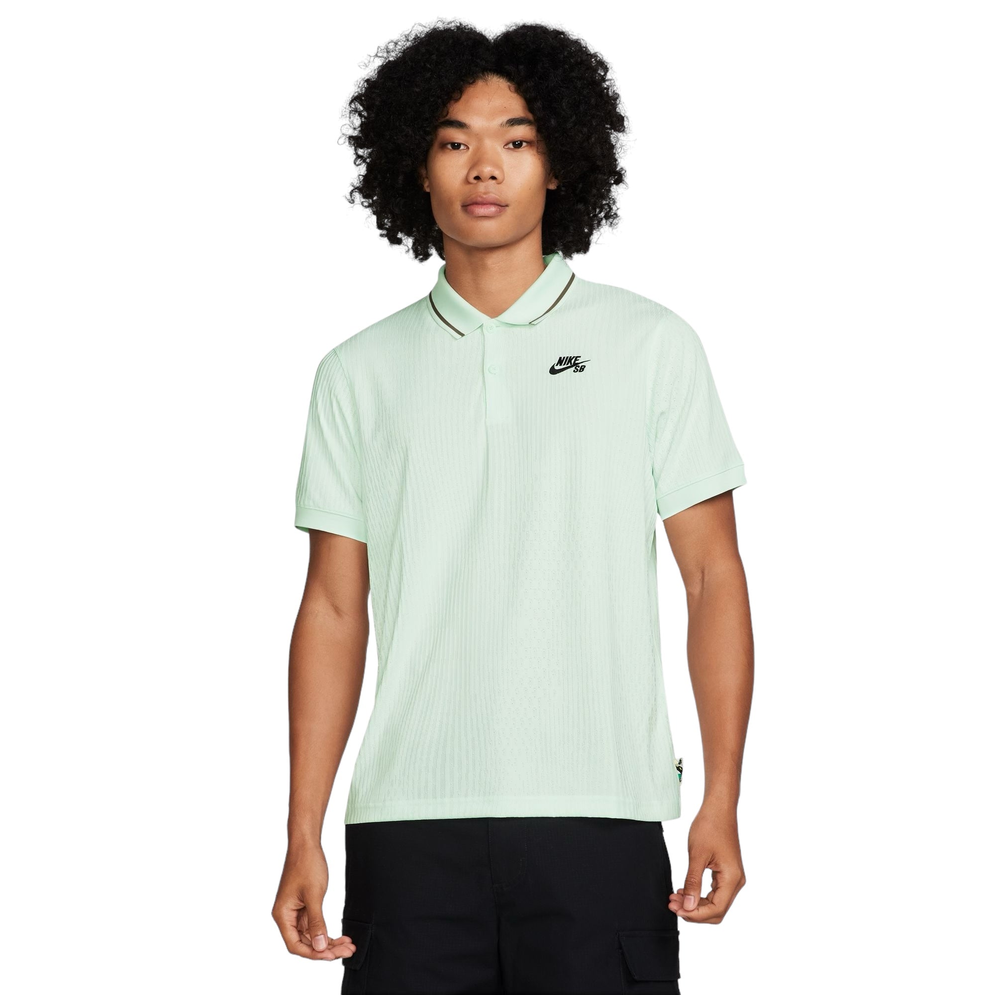 Nike SB Agnostic Olympics Dri-FIT Polo Shirt - Barely Green/Black