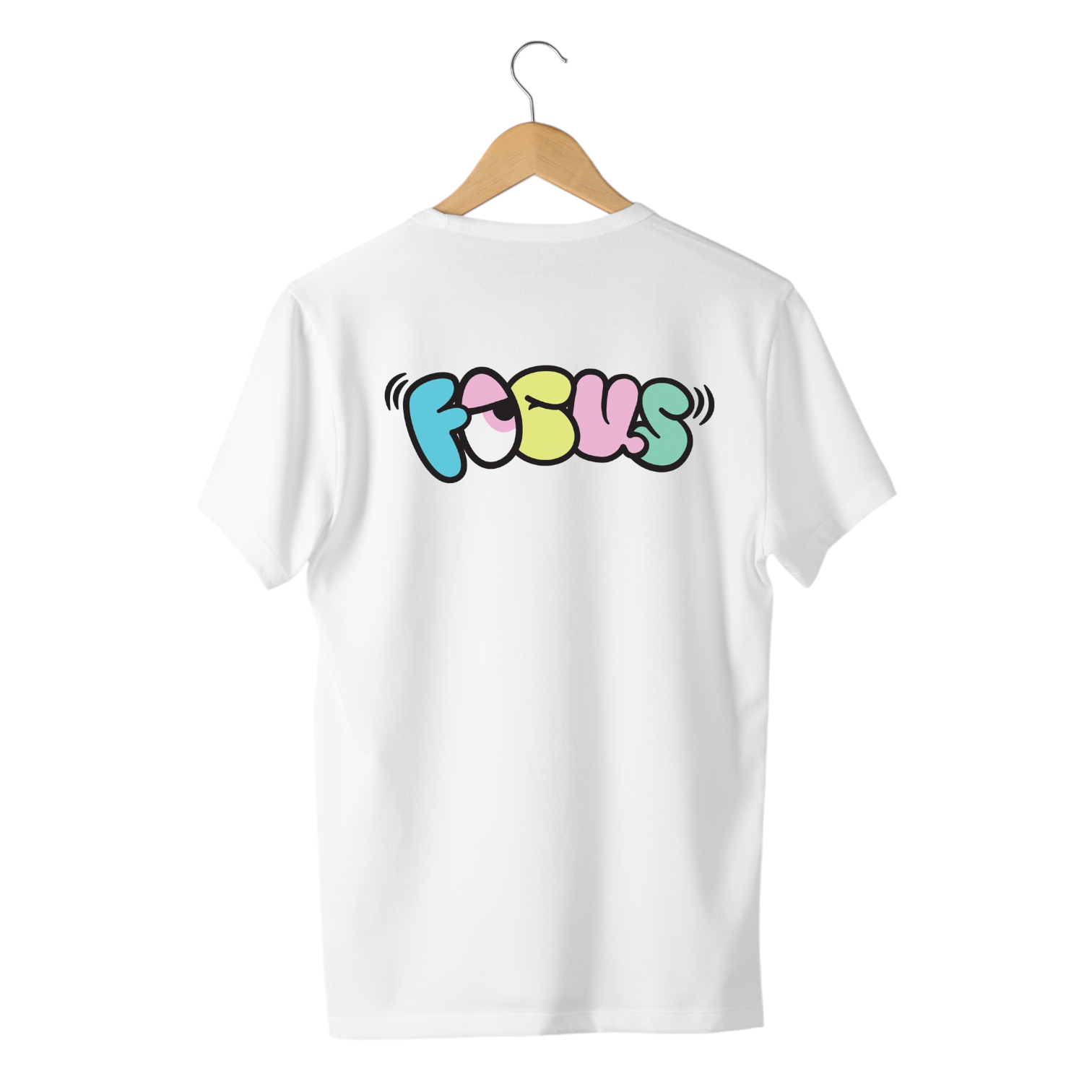 Focus Furry Boots T-shirt - White