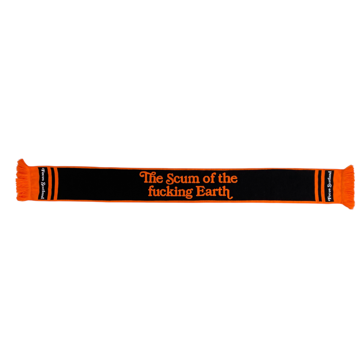 Focus Scum Of The Earth Scarf - Black/Orange/White