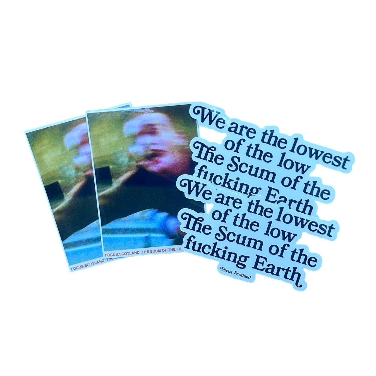 Focus Scum Of The Earth Sticker Pack