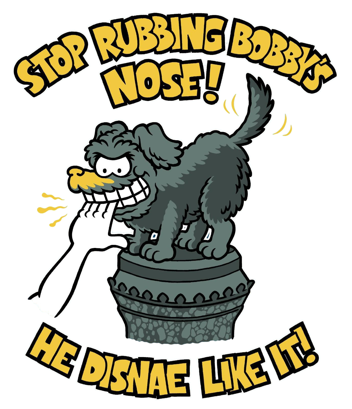 Focus Bobby's Nose T-Shirt - Navy