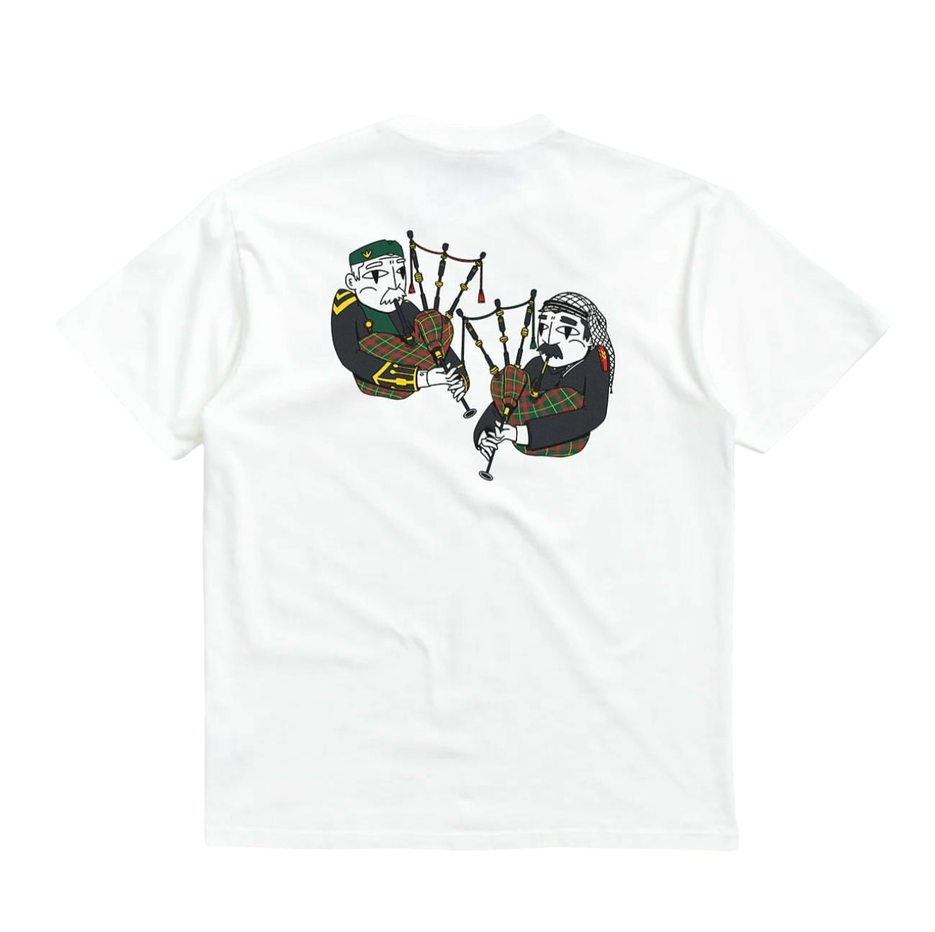 Focus x SkatePal 'Pipes' T-shirt - White