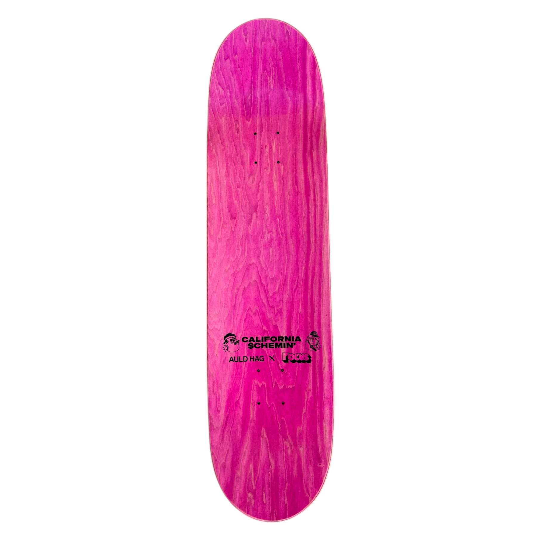 Focus x Auld Hag x California Schemin' Dundee Goes To Hollywood Skateboard Deck - Various Sizes Pre-Order