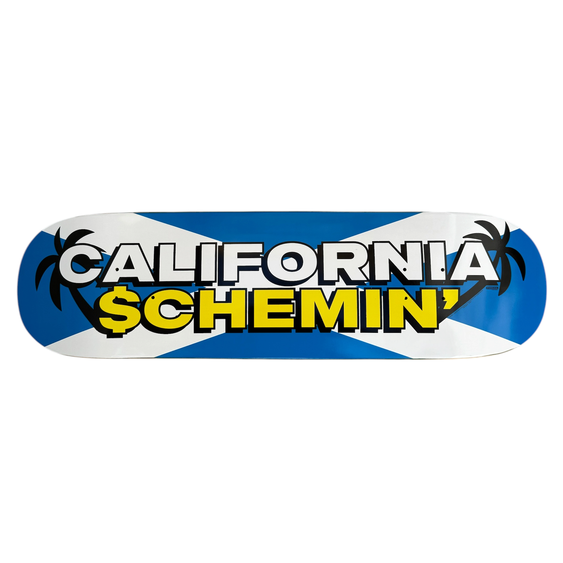 Focus x Auld Hag x California Schemin' Saltire Skateboard Deck - Various Sizes Pre-Order