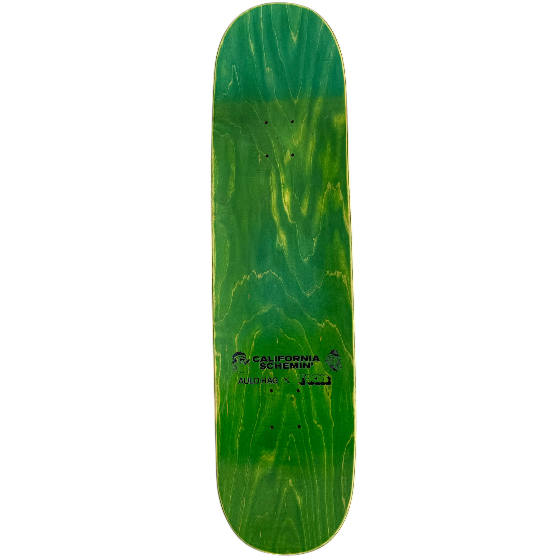 Focus x Auld Hag x California Schemin' Saltire Skateboard Deck - Various Sizes Pre-Order