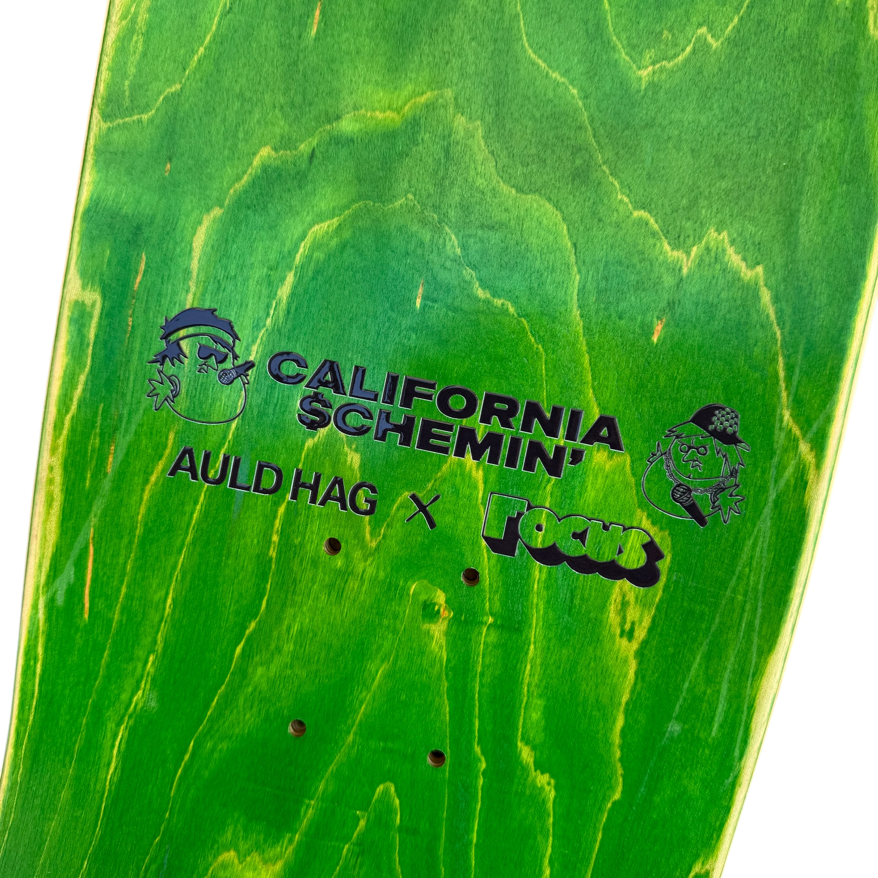 Focus x Auld Hag x California Schemin' Saltire Skateboard Deck - Various Sizes Pre-Order