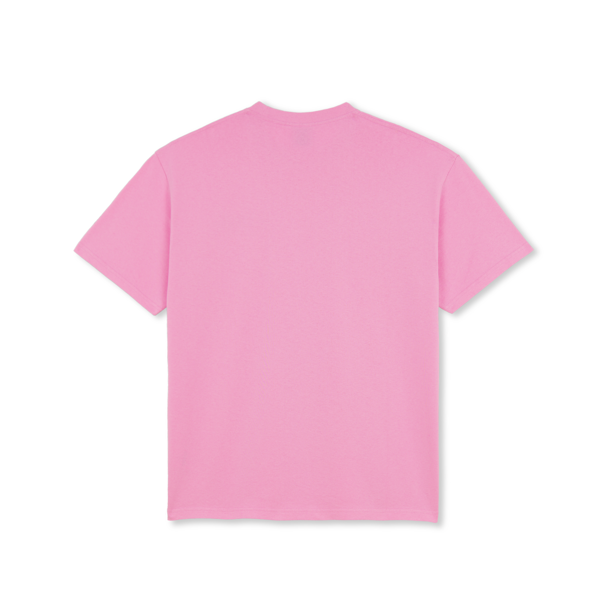 Pink polar short sleeve T-shirt with black spiderweb logo on front. Free uk shipping on orders over £50