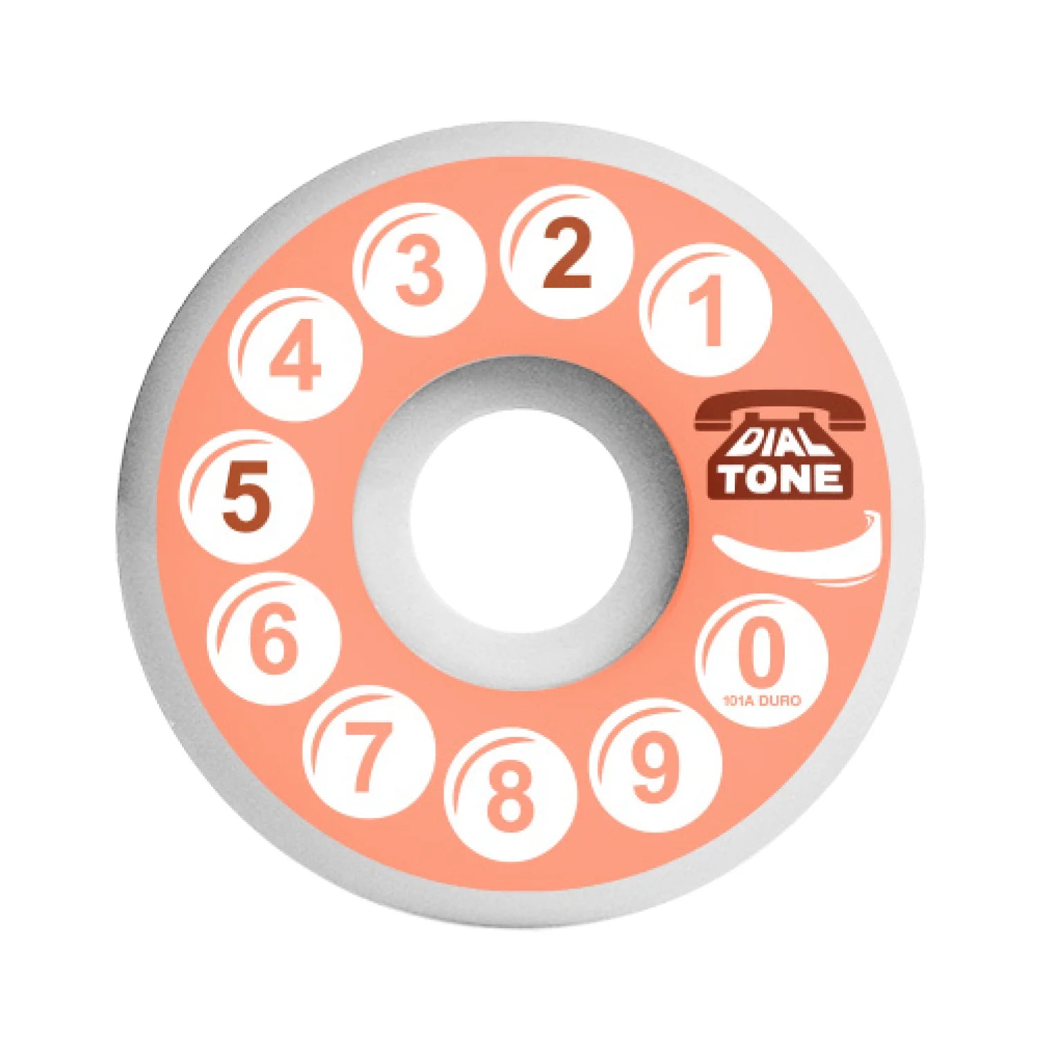 Dial Tone Rotary Wheels - 52mm Orange