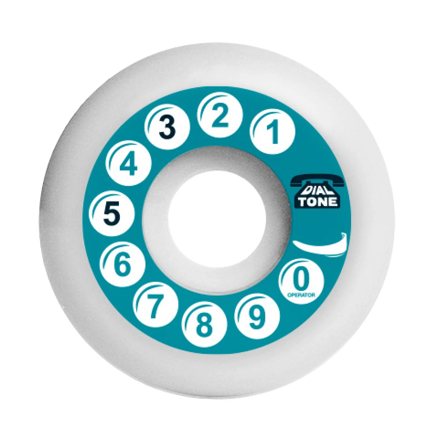 Dial Tone Rotary Conical Wheels - 53mm Blue