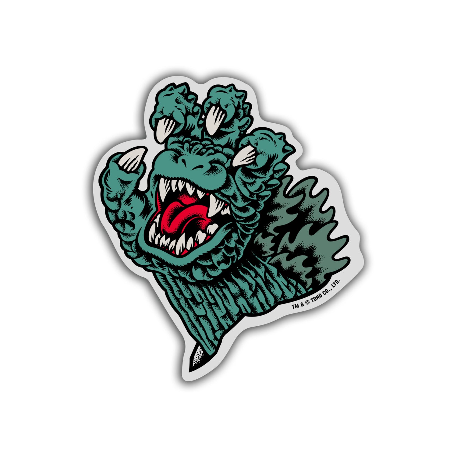 Santa Cruz x Godzilla Stickers - 4 Pack