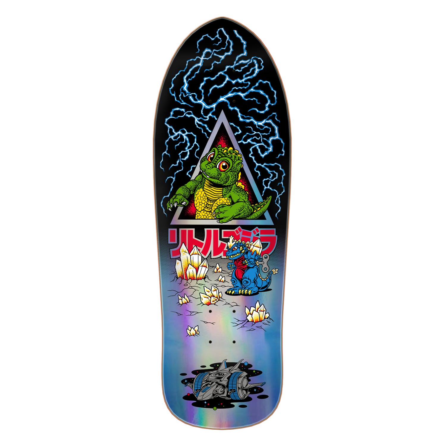 Santa Cruz x Godzilla Jr Natas Deck - 9.89"