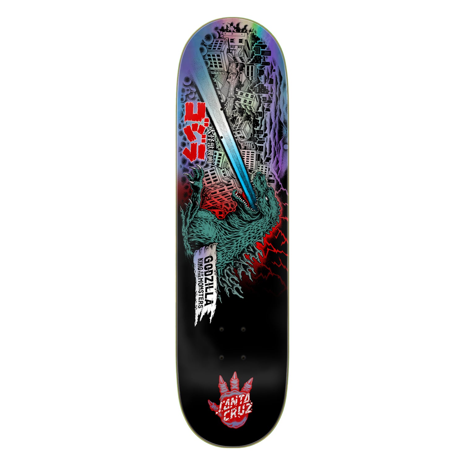 Santa Cruz x Godzilla O'Brien Reaper Deck - 8.25"