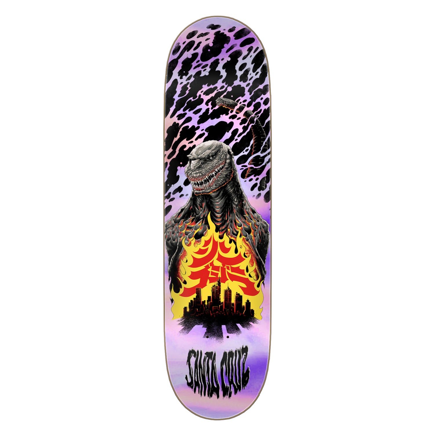 Santa Cruz x Godzilla Shin Knox Firepit Deck - 8.5"