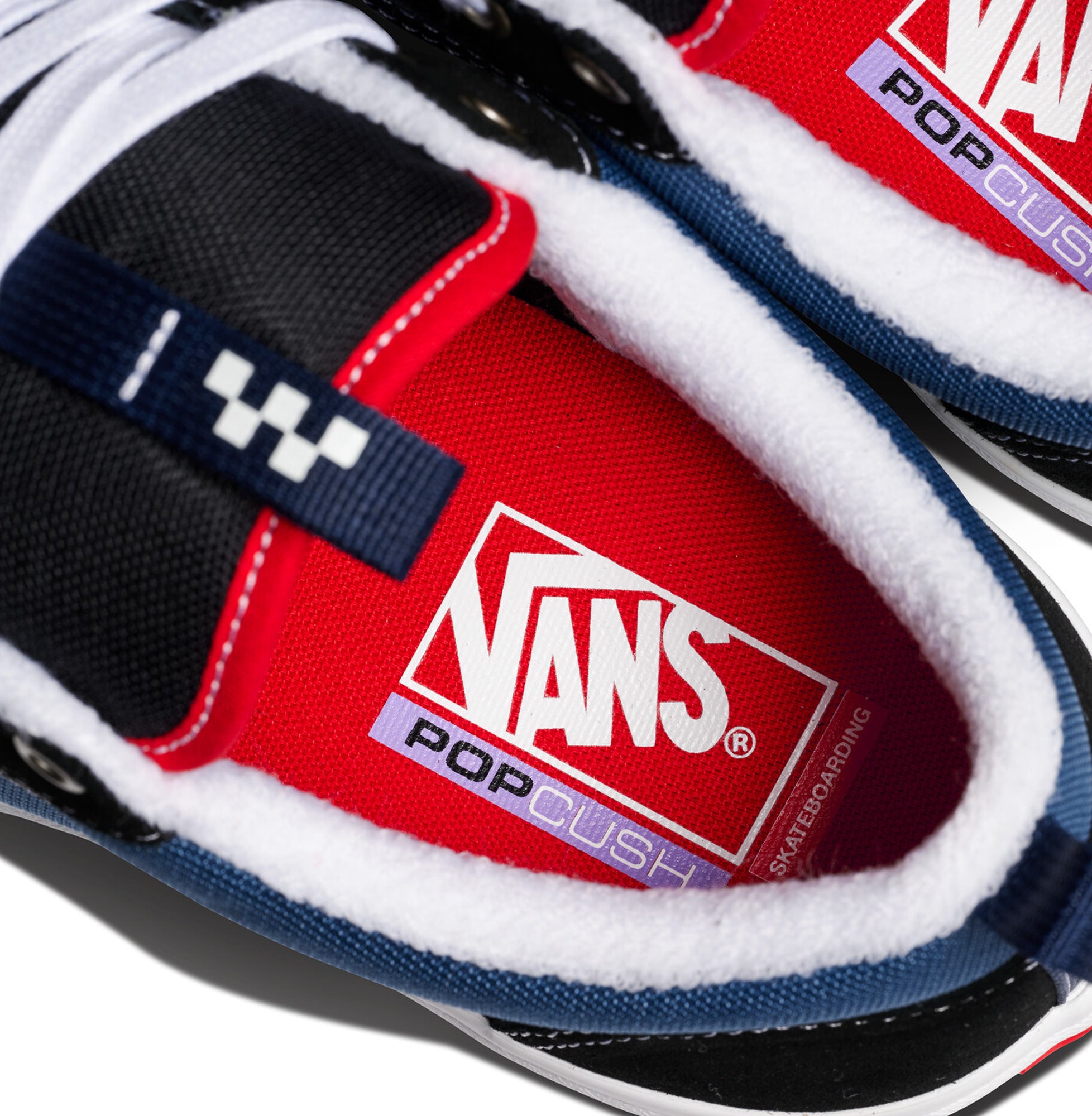 Vans Skate Old Skool 36+ Shoes - Navy/Red